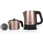 Pembe Çelik Çay Makinesi 1800 W, Pratik ve Şık Tasarım