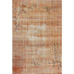 Pembe Çiçekli Pamuk Makinada Yıkanabilir Kaymaz Taban Dijital Makine Baskı Salon Halı-I-Srk_Vintage-155-100x200