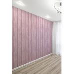 Pembe Çizgili Modern Tekstil Duvar Kağıdı, 300 x 280