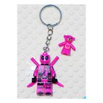 Pembe Deadpool Minifigür Anahtarlık- Koleksiyon Çanta süsü deadpoolpembe