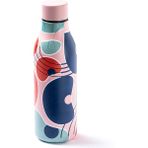 Pembe Desenli Paslanmaz Çelik Termos 550ML