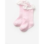 Pembe Fistolu Kız Çocuk Çorap - 01P-Pembe - 6 - 7 Yaş