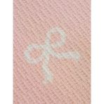Pembe Fiyonk Desenli Tek Kişilik Pike Seti