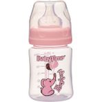 Pembe Geniş Ağız Pp Biberon 150 Ml, Hafif ve Kullanışlı Bebeğinize Özel. - Ahşap - Bej