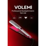 Pembe Geniş Plakalı Saç Düzleştirici, Hızlı Isınma, Dijital Led, Parlak ve Pürüzsüz Saçlar - Seçenek 1