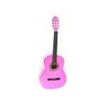 PEMBE GİTAR - 4/4 BOY ÖĞRENCİ GİTARI KILIF ve PENA HEDİYE !