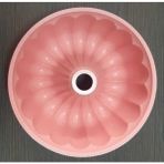 Pembe Granit Döküm Dilimli Kek Kalıbı, Dayanıklı ve Şık Tasarım - Seçenek 1 - Ahşap - Bej