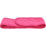 Pembe Havlu Saç Bandı Pamuklu Düz Cırt Bantlı Sporcu Saç Bandı Makyaj Bandı Ter Bandı Saç Bandı - 10 x 10 cm