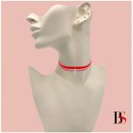 Pembe Kadife Kadın Yusufcuk Choker Kolye