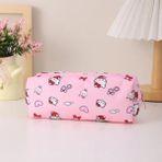 Pembe Kawaii Okul Malzemeleri Kalem Kutusu, Sevimli ve Renkli Tasarım - Ahşap - Bej - Seçenek 1