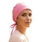 Pembe Keten Doktor Hemşire Bonesi