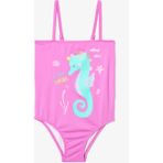 Pembe Kız Çocuk Sweet Seahorse Straplez Mayo - 5 - 6 Yaş