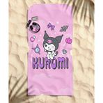 Pembe Kuromi Temalı Plaj Havlusu Çok Renkli