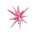 Pembe Kutup Yıldızı Folyo Balon 27 İnç 60 Cm