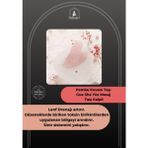 Pembe Kuvars Gua Sha Yüz Masaj Taşı Kalpli, Doğal Güzellik ve Rahatlık Sağlar. - Ahşap - Bej