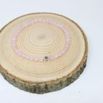 Pembe Kuvars Taşı Bileklik 4mm