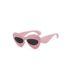 Pembe Lips Dudak Görünümlü Vintage & Retro Güneş Gözlüğü