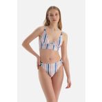 Pembe-Mavi 4 Cm Bikini Alt