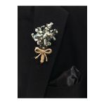 PEMBE MAVİ SÜS Damat Yaka Çiçeği - Yaka Çiçeği - Sağdıç Yaka Çiçeği