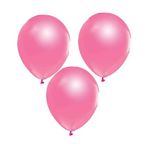 Pembe Metalik Balon - 10'lu