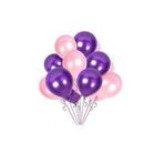 Pembe Mor 20 Adet Doğum Günü Balon Seti
