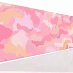 Pembe Mouse Pad Büyük XL Fare Altlığı Oyun Mouse Pad Masa Pedleri 60 x 30 x 0,4 cm, Kaymaz Taban Fare Altlığı Su Geçirmez Masa Koruyucu Mat Ekstra Büyük, Masa Ev Ofis Oyun Çalışmaları için Fare