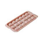 Pembe Mutfak Plastik Kalıplar Buz Kalıbı Yuvarlak Buz Kalıpları Ev Bar Parti Kullanımı Yuvarlak Top Buz Küpü Makineleri Dıy Dondurma Kalıp Mutfak Aracı (Yurt Dışından) - Ice Cream Tubs - Renkli