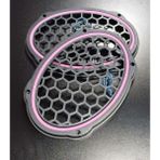 Pembe Neon Işıklı 6x9 Oval Hoparlör ve Midrange Kapağı 1takım (2ADET)