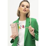 Pembe Omuz Askılı Kadın Cüzdan/Çanta BNT-1213