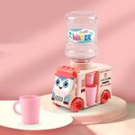 Pembe Otobüs Yeni Mini Su Sebili Bebek Oyuncak Içme Suyu El Basın Su Şişesi Pompası Soğutucu Gerçekçi Sevimli Çocuk Cosplay Sahne (Yurt Dışından) - Hand Press Water Pumps - Renkli