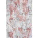 Pembe Pamuk Dikdörtgen Pamuk Makinada Yıkanabilir Kaymaz Taban Dijital Makine Baskı Salon Halı-I-Crea_Galaxy-3507K-300x400