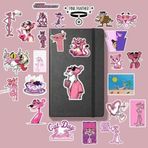 Pembe Panter Sticker Paketi/bullet journal defter çıkartma ajanda laptop etiket
