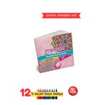 Pembe Pasaj Yetişkinler Için Mandala Boyama Kitabı 2'li Set