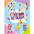 Pembe Patikler Okul öncesi Etkinlik Kitabım - Robotik Kodlama ve Dikkat Geliştirme - Çift Taraflı Kitap