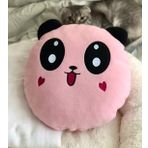 Pembe Peluş Panda Tasarımlı Yastık