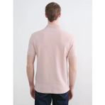 Pembe Polo Yaka Pike Erkek Tişört