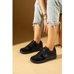 Pembe Potin 001-2100-S Siyah Kadın Sneaker Ayakkabı