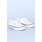 Pembe Potin Convers Keten Çocuk Ayakkabı 10-3232-22ÇCONVERS - Beyaz