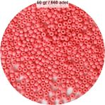 Pembe Renk 4 Mm Yaklaşık 660 Adet / 60 Gram Cam Boncuk Oya Yazma Bileklik Ve Kolye
