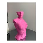 Pembe Renk Dekoratif Takı Mankeni Teşhir Standı 30 cm Takı Organizer Mücevher Küpe Kolye Sergileme, we4bwefsvd