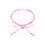 Pembe Renk Kadın Süet Bağcıklı Choker Kolye BS2598