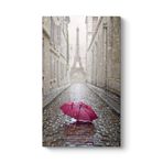 Pembe Şemsiye Tablosu 30 x 50
