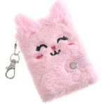 Pembe Sevimli Kedi Peluş Dizüstü Kızlar Için Kolye Anahtarlık Tüylü Kediler Dizüstü Günlük Planlayıcısı Günlük Kitap Kız Okul Kırtasiye (Yurt Dışından) - Renkli - Notebooks