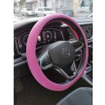 Pembe Silikon Direksiyon Kılıfı