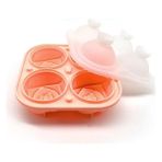 Pembe Silikon Dünya 3D Gül Buz Küpü Silikon Kalıplar Gıda Sınıfı Buz Hokeyi Tepsileri Yapmak 4 Gül Çiçek Şekli Buz Topu Makinesi (Yurt Dışından) - Ice Cream Sticks - Renkli