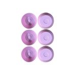 Pembe Silikon Mini Brownie ve Muffin Kalıbı, 7x3 cm, Cupcake Kalıbı, 6 Adet