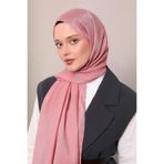 Pembe Simli Bodrum Şal