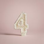 Pembe Simli Pasta Mumu Doğum günü mum 1 yaş (4)
