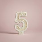 Pembe Simli Pasta Mumu Doğum günü mum 1 yaş (5)