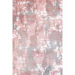 Pembe Soyut Modern Geometrik Etnik Eskitme Desenli Boho Makinada Yıkanabilir Hafif Hav Toz Vermez Leke Tutmaz Kaymaz Taban Dijital Makine Baskı Halı Oturma Odası Salon Yolluk Koridor Mutfak Halısı
